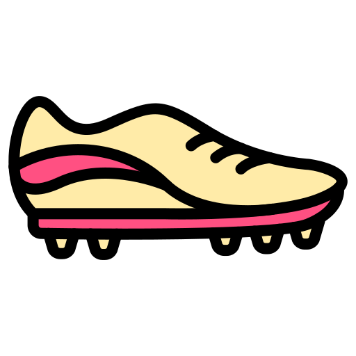 zapato de futbol icono gratis