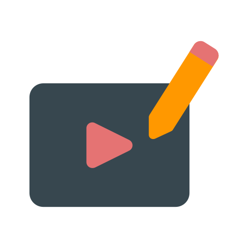 editor de video icono gratis