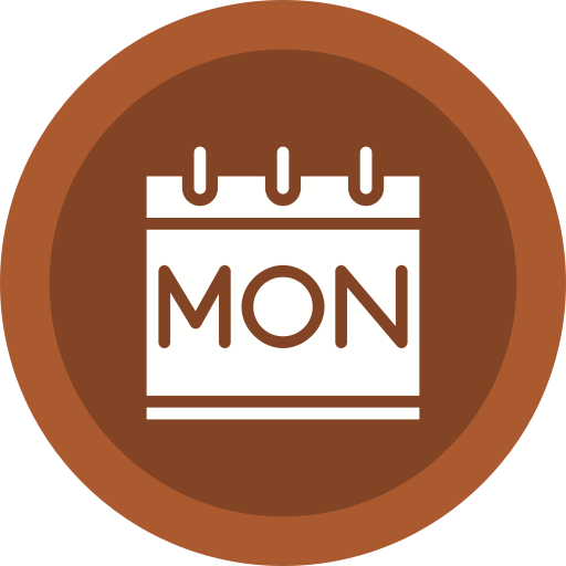 Monday free icon