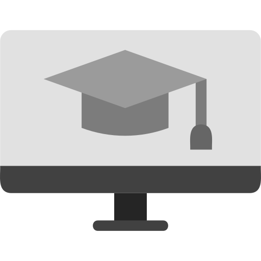 educación en línea icono gratis