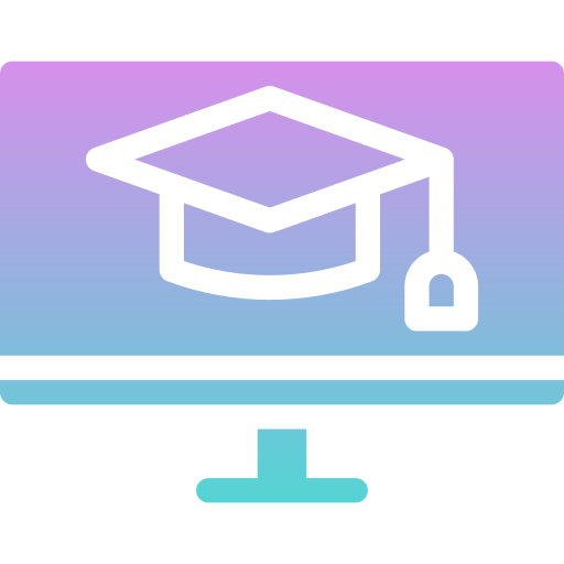 educación en línea icono gratis