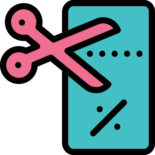 reducción de precios icono gratis