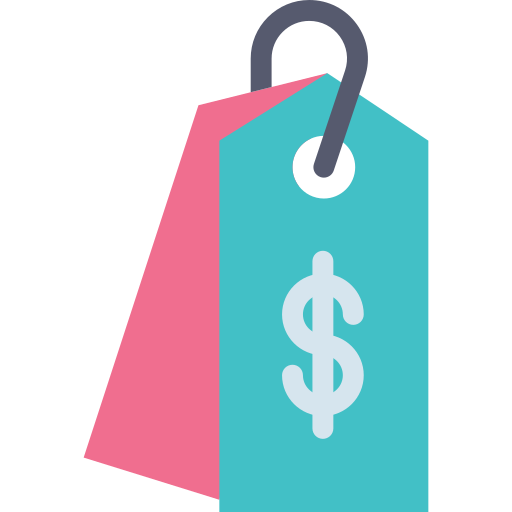 etiqueta de precio icono gratis
