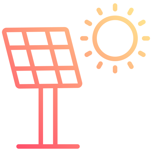 energía solar icono gratis