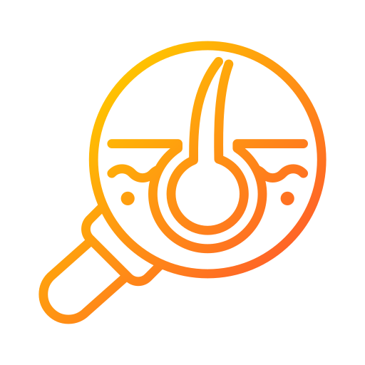 crecimiento del folículo icono gratis