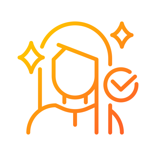 cabello saludable icono gratis