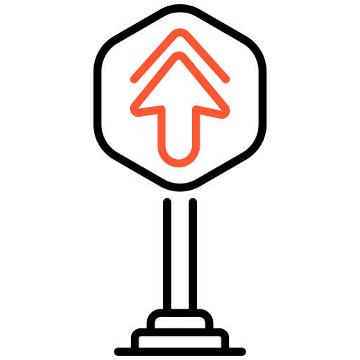 Up right arrow free icon Up right arrow free icon