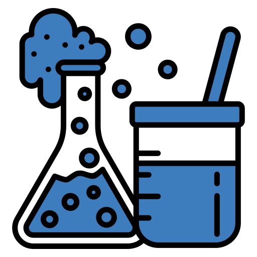 reacción química icono gratis