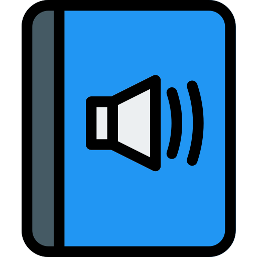 audio libro icono gratis