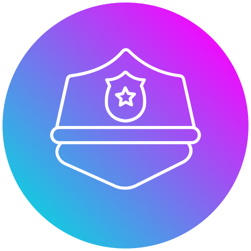 chapeau de policier Icône gratuit chapeau de policier Icône gratuit