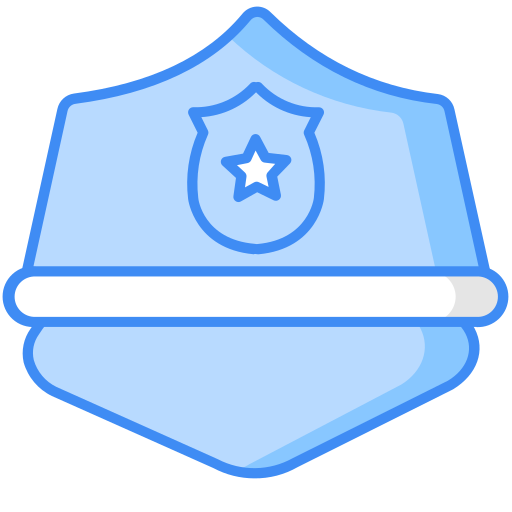 sombrero de policia icono gratis