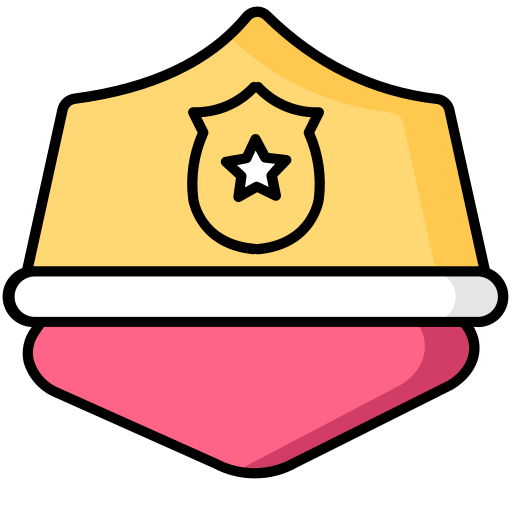 sombrero de policia icono gratis