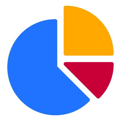 gráfico circular icono gratis