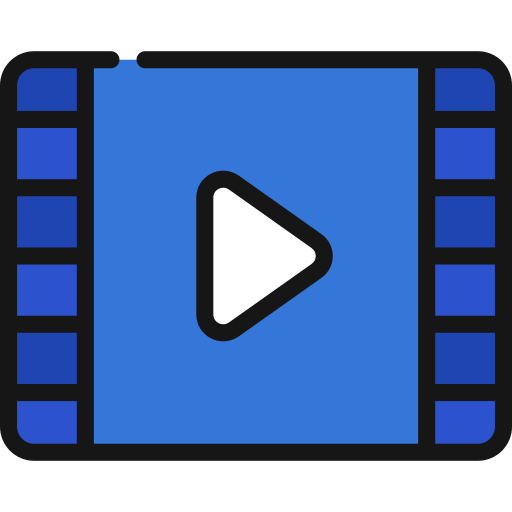 reproductor de video icono gratis