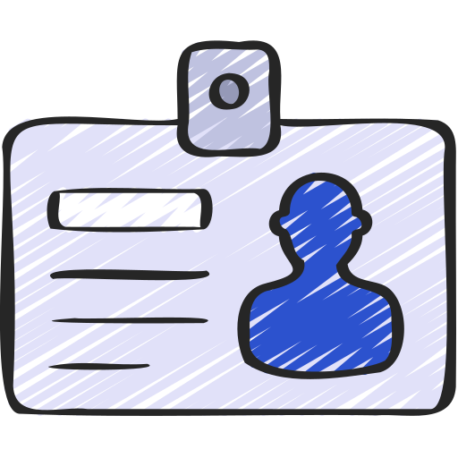 tarjeta de identificación icono gratis