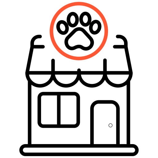 애완 동물 가게 무료 아이콘