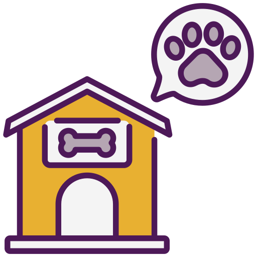 casa de perro icono gratis