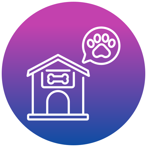 casa de perro icono gratis