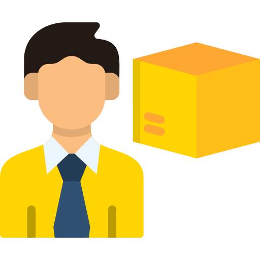 dueño del producto icono gratis