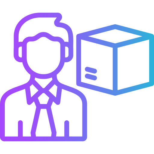 dueño del producto icono gratis