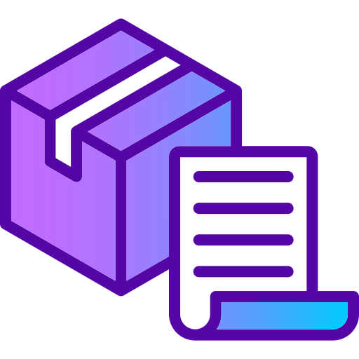 descripción del producto icono gratis