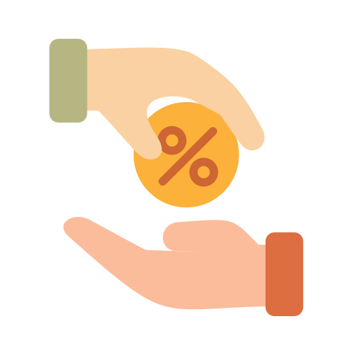 Subsidy free icon Subsidy free icon