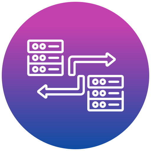 transformación de datos icono gratis