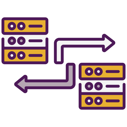 transformación de datos icono gratis