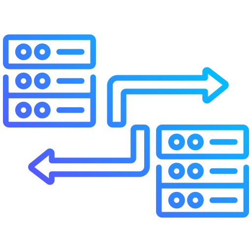 transformación de datos icono gratis