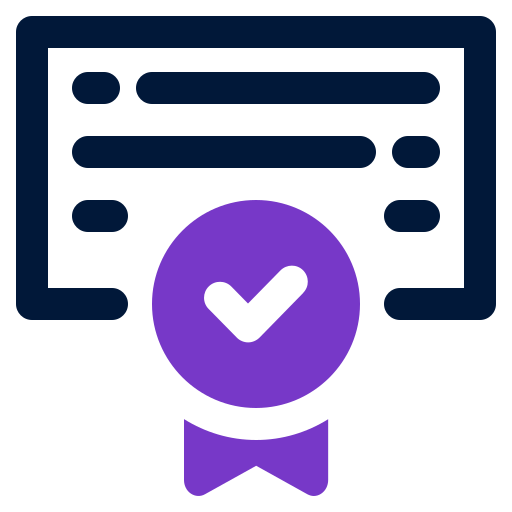 Сертификат бесплатно иконка