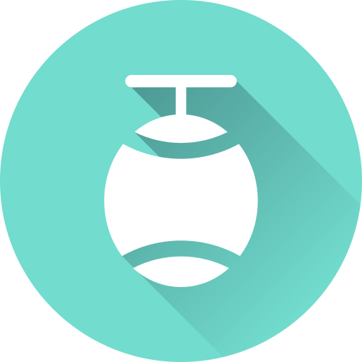 pelota de pilates icono gratis