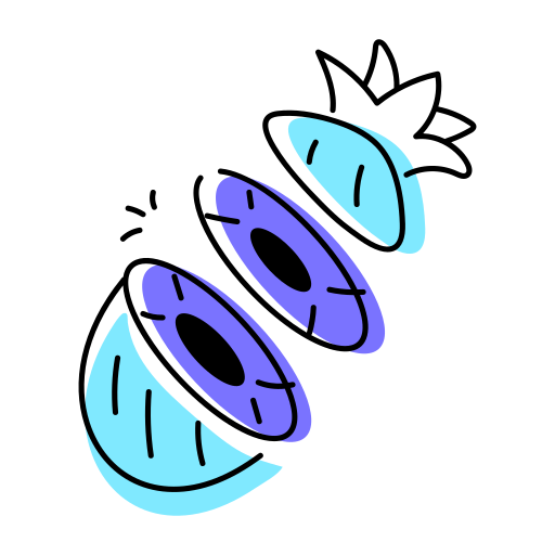 파인애플 무료 아이콘