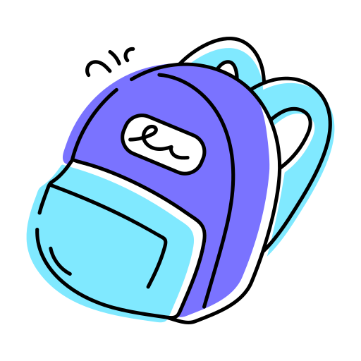 cartable Icône gratuit cartable Icône gratuit