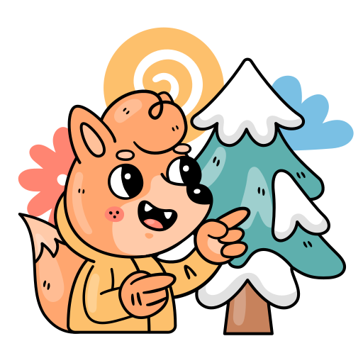 Snowy Stickers - Free weather Stickers