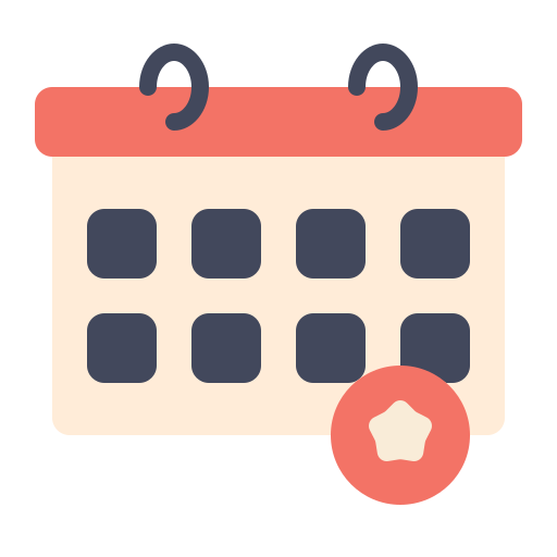 달력 무료 아이콘