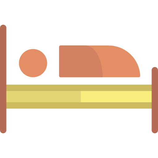 cama individual icono gratis