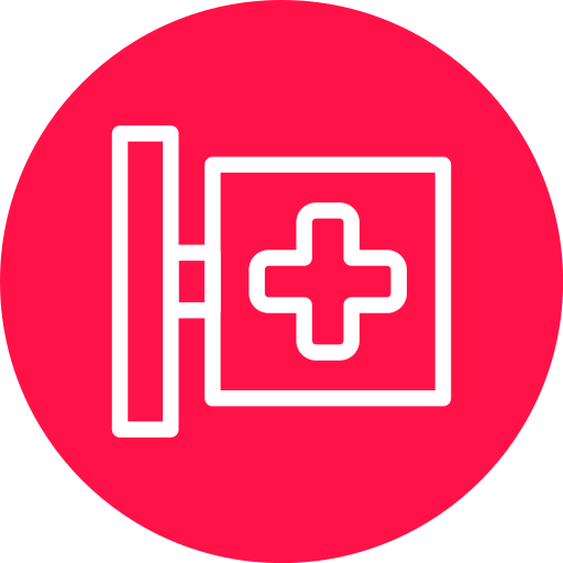 Больница бесплатно иконка Больница бесплатно иконка