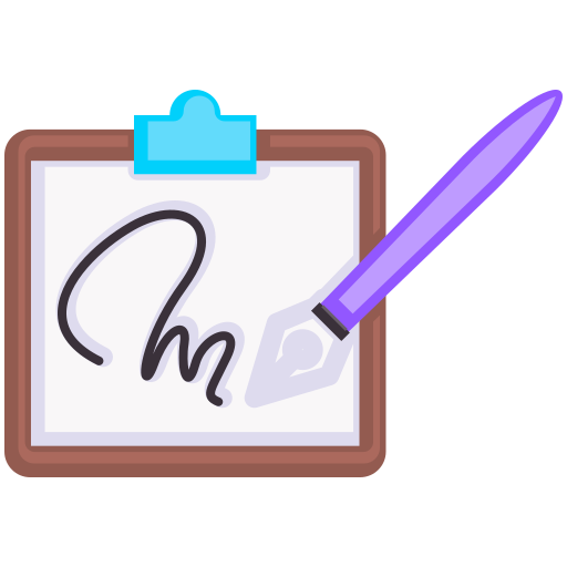 unterschrift kostenlos Icon unterschrift kostenlos Icon