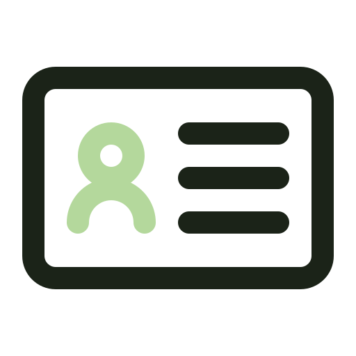 Визитная карточка бесплатно иконка