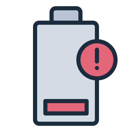 niedriger batteriestatus kostenlos Icon niedriger batteriestatus kostenlos Icon