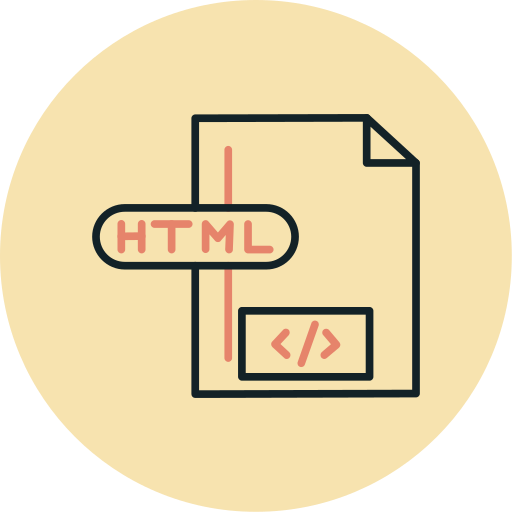 archivo html icono gratis