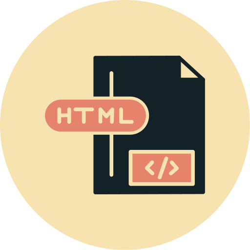 archivo html icono gratis