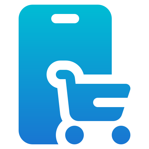 compras móviles icono gratis