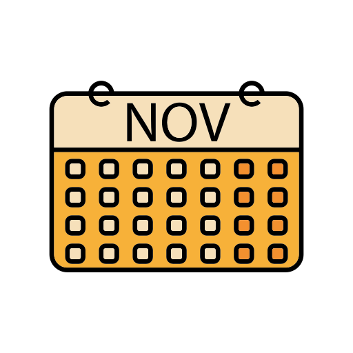 noviembre icono gratis