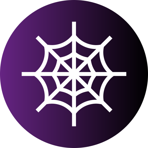 Spider web free icon