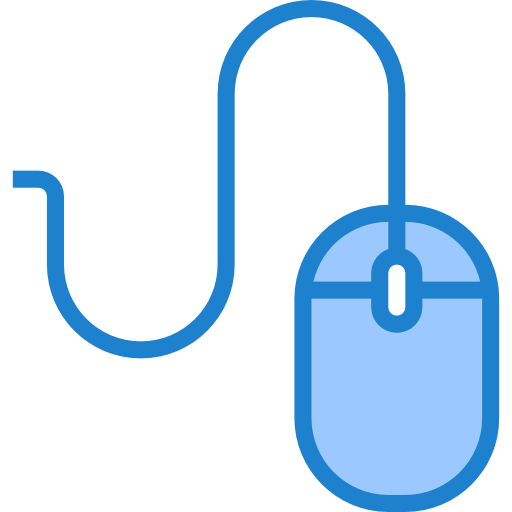 Mouse srip Blue icon