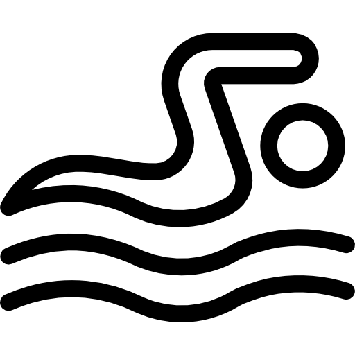 nadando icono gratis