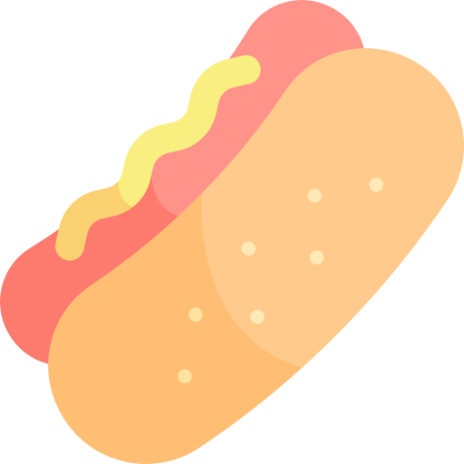 hot dog icono gratis
