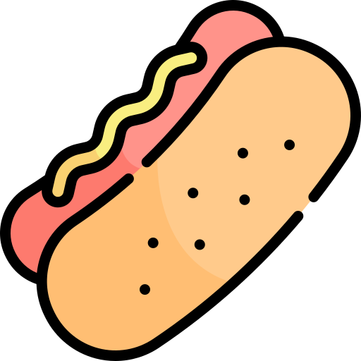 hot dog icono gratis