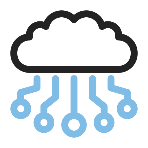 almacenamiento en la nube icono gratis